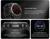 Amazfit T-Rex 3 | 1.5" AMOLED | Up to 27 Days Battery Life | 170+ Sports Mode| Dual-Band GPS | Stainless Steel Bezel